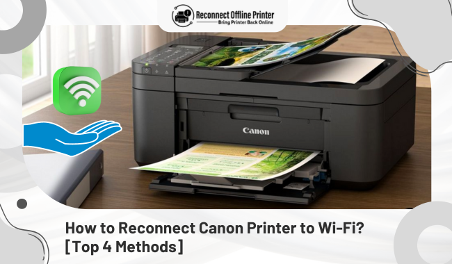 How to Reconnect Canon Printer to Wi-Fi? [Top 4 Methods]