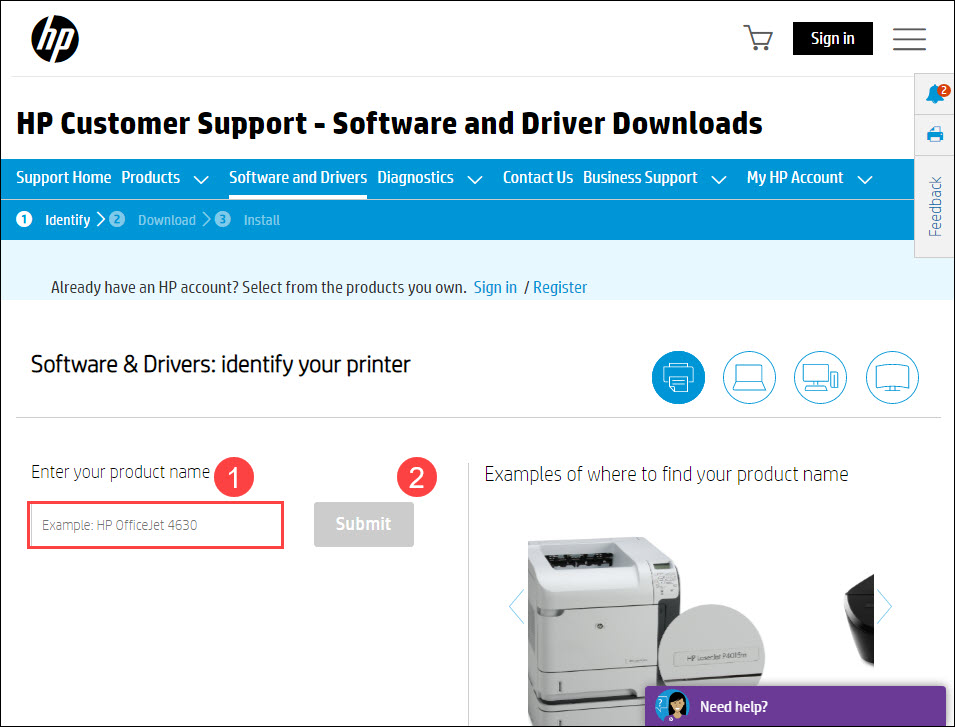  HP Printer Drivers and Firmware 